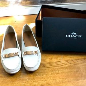 Coach slide on shoes in great condition